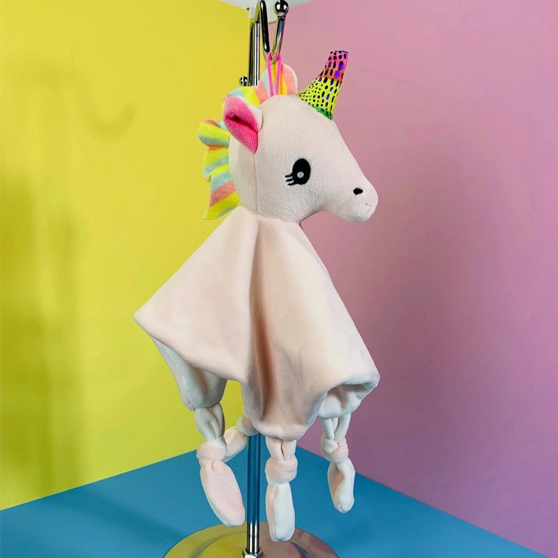 Cartoon Elephant and Rabbit Infant Soothing Towel Soft Saliva Handkerchief Doll Baby Teething Cloth|Baby & Toddler Essentials