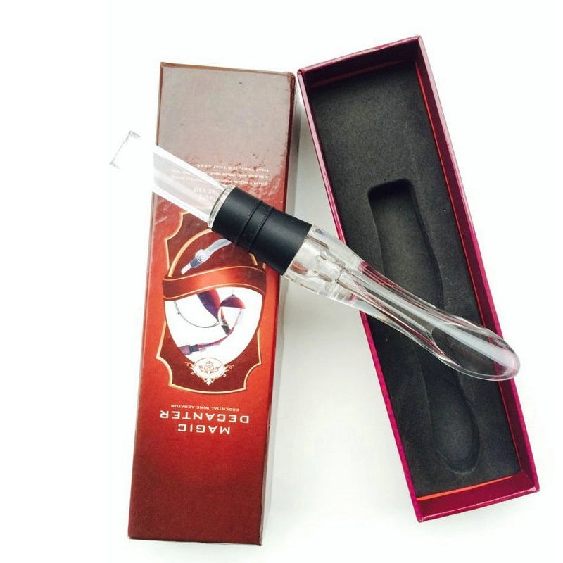Eagle Beak Quick Pourer Magic Pen Wine Decanter Acrylic Long Spout Wine Separator|酒具配件