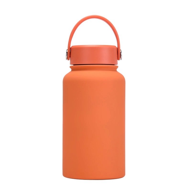 Stainless Steel Water Bottle Single Piece Casual Solid Color | Drinkware & Hydration