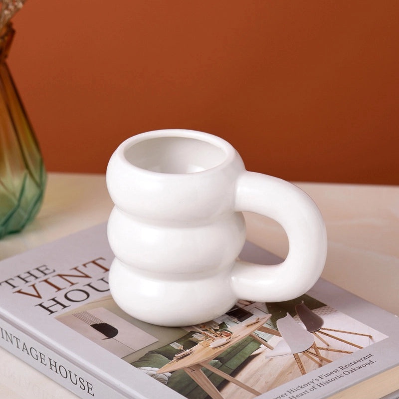 Creative Large Capacity Ceramic Handheld Mug with Corporate Logo | Drinkware & Mugs