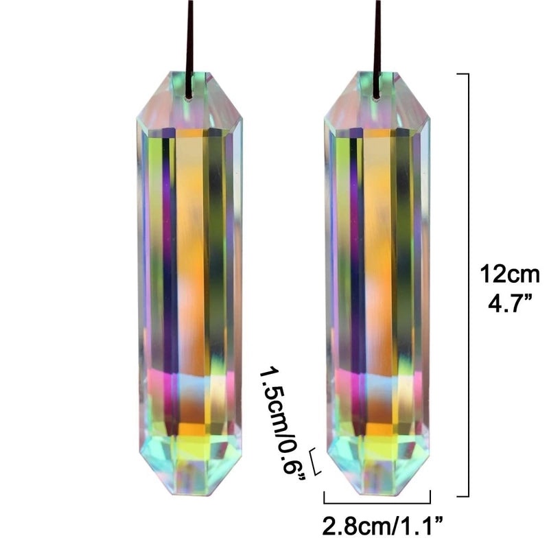 Elegant Geometric Crystal Suncatcher Wind Chime for Home Decor | Home Decor & Accessories