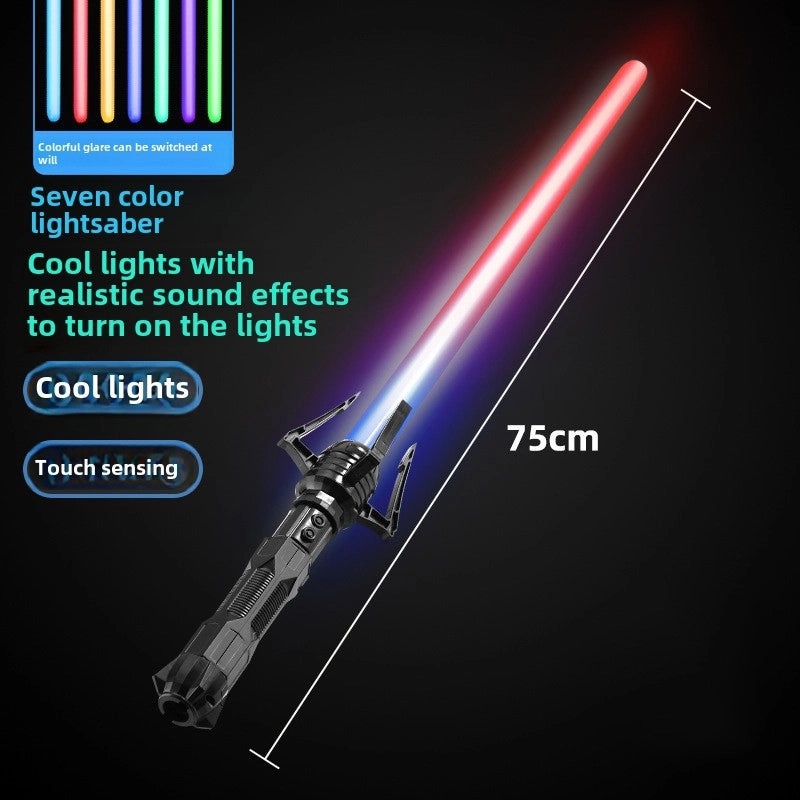 儿童激光剑二合一发光音乐玩具七彩光剑|儿童玩具