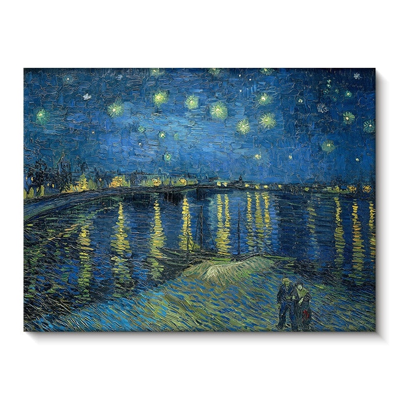 Yinhao Monet Van Gogh Harvest Wheat Field Oil Painting Wall Art for Living Room Dining Room Hallway|Wall Art & Paintings