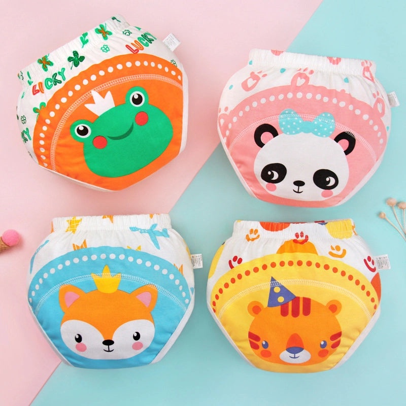 Minimalist Cute Animal Letter Cotton Baby Diaper Cover Soft Baby Accessories | Baby Clothing & Accessories