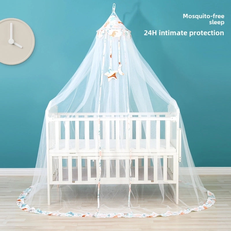儿童床防蚊蚊帐带支架 新款宝宝婴儿防蚊罩通用夹扣设计 | 家居生活用品