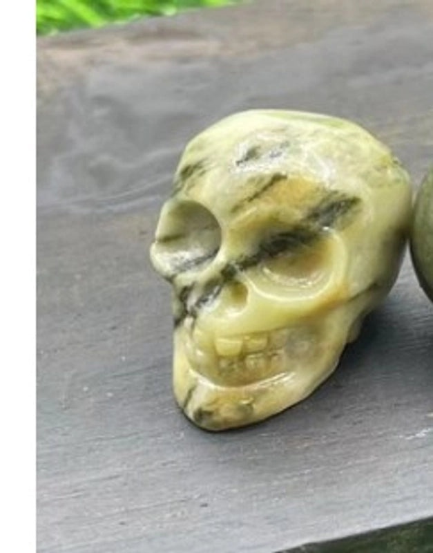 Halloween Punk Skull Natural Stone Decor|Jewelry & Accessories