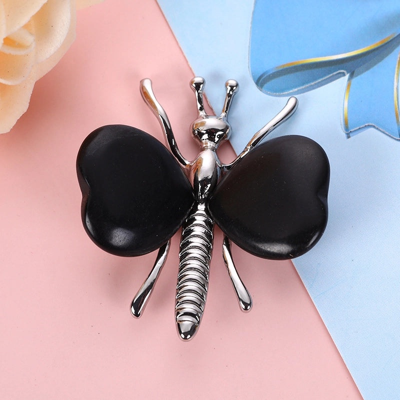 Delicate Butterfly Amethyst Necklace Charming Artificial Jewelry Decor | Jewelry & Accessories