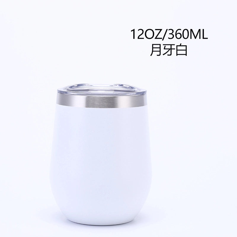Creative Stainless Steel U-Cup Vacuum Water Bottle Portable Cute Eggshell Design|Drinkware & Water Bottles