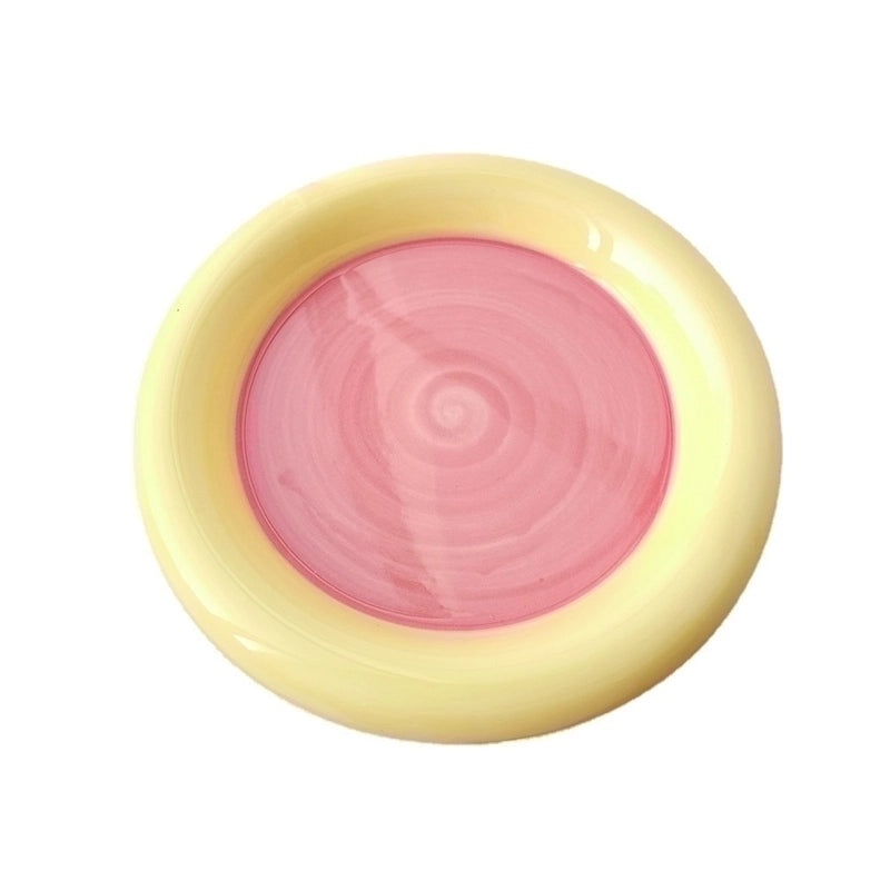 Adorable Cartoon-Themed Porcelain Plate Single Piece|Home & Kitchen Tableware