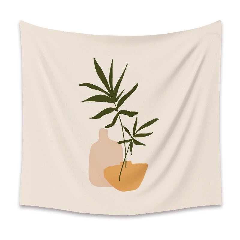 Abstract Floral Portrait Wall Hanging | Home Decor Tapestry