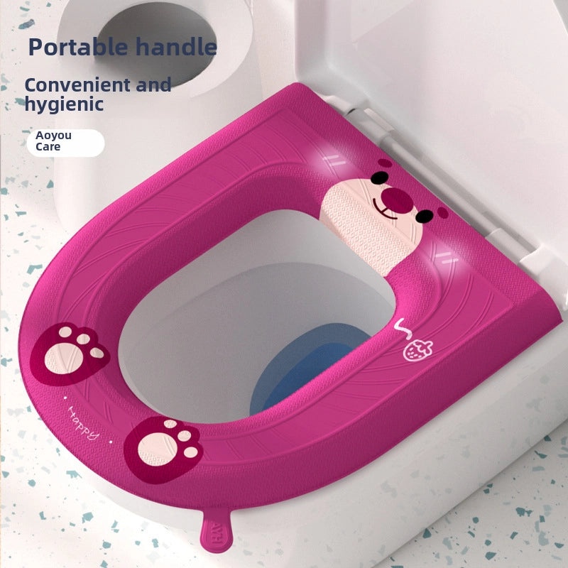 Warm Wash-Free Four Seasons Universal Toilet Mat Cushion Cute Household Bathroom Rug|Home & Living Bathroom Accessories