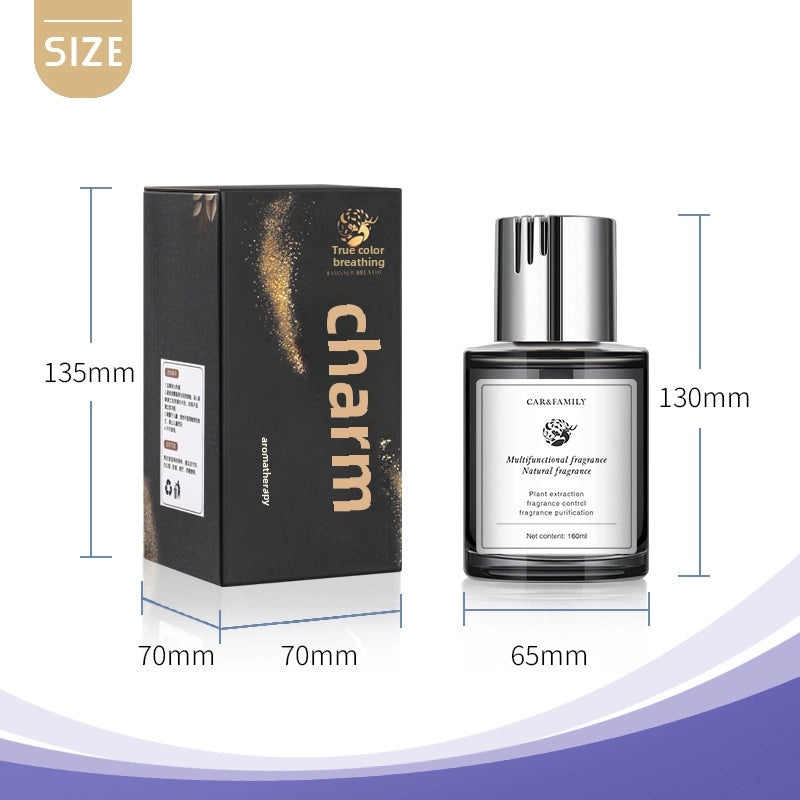 Luxury Men's Car Air Freshener 160ml Aromatherapy Fragrance Bottle for High-End Vehicle | Car Accessories