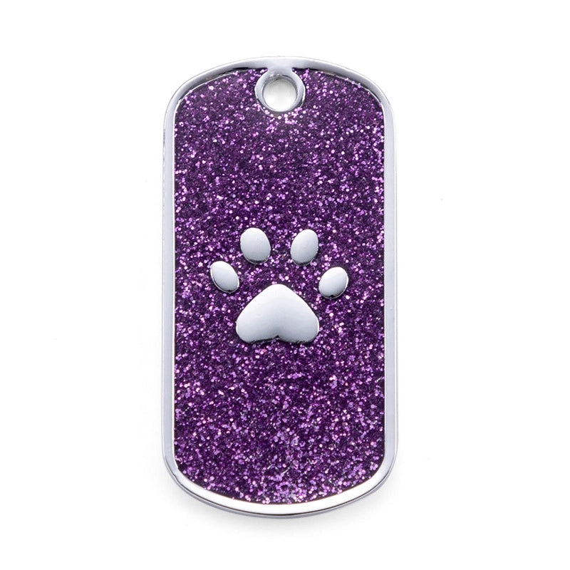 Sleek Metal Footprint Pet Charms for Minimalist Style|Pet Accessories & Jewelry