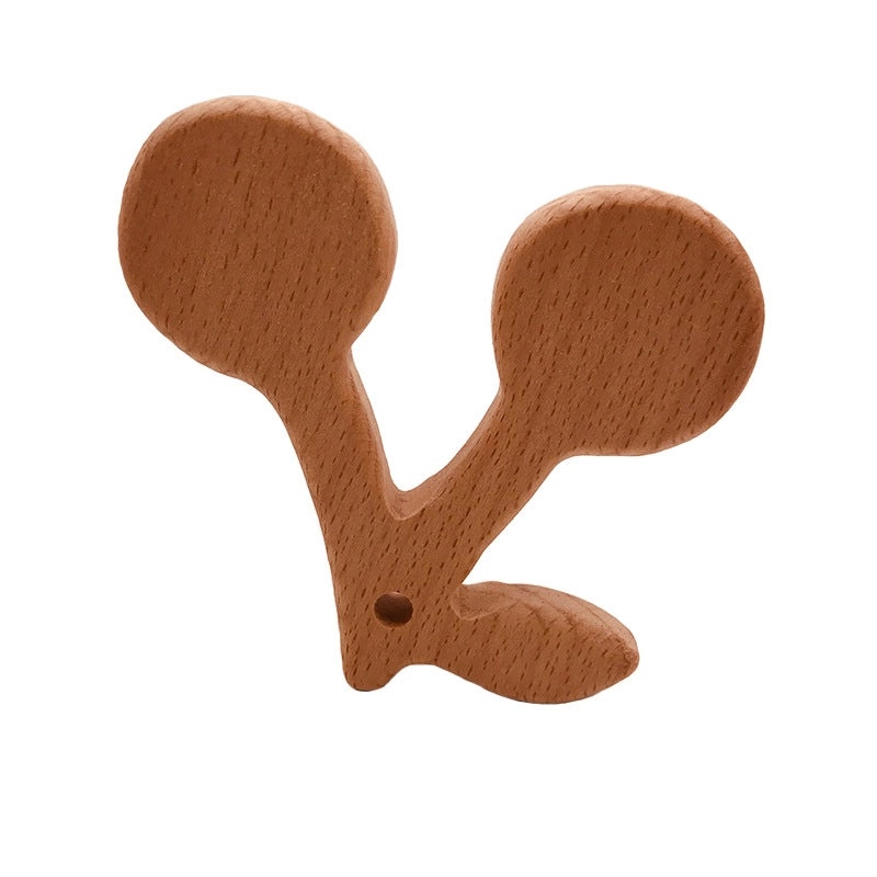 Natural Beech Wood Baby Teether Toys|Baby Teethers & Soothing Toys