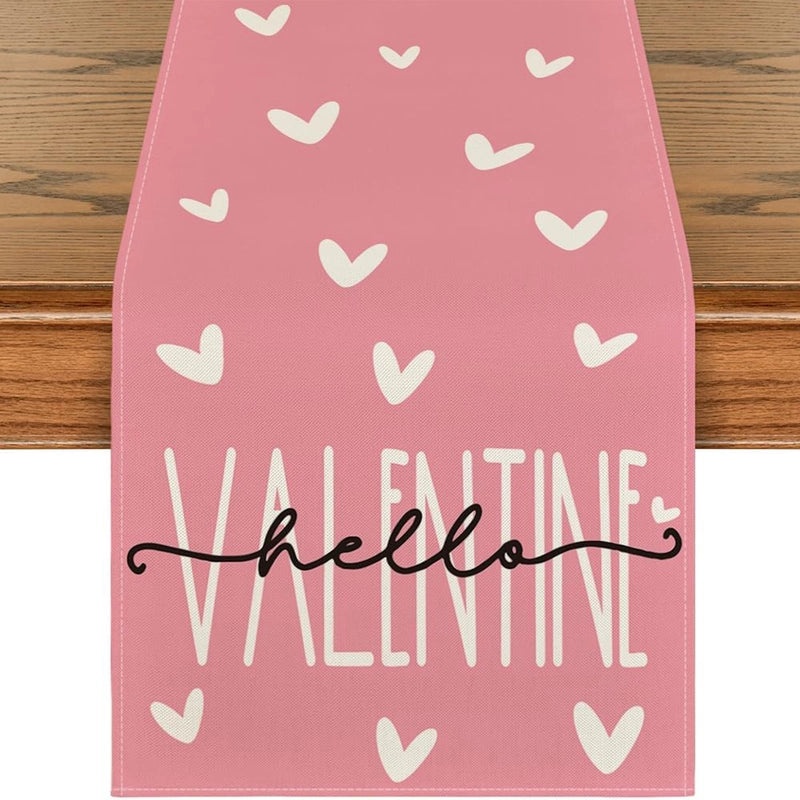 Minimalist Heart Letter Linen Pendant Necklace for Valentine's Day | Jewelry & Accessories