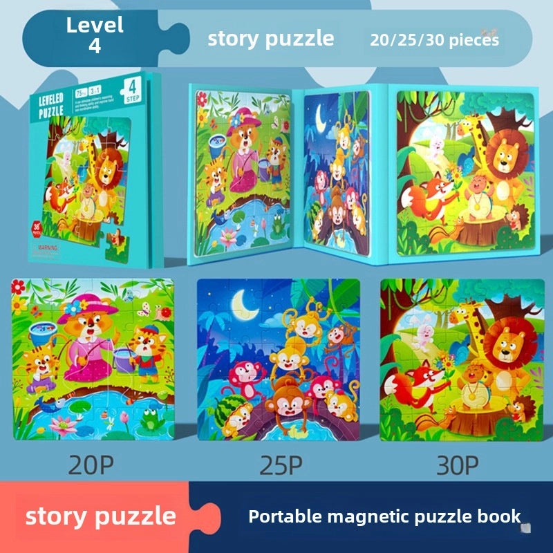 Magnetic Animal Traffic Puzzle for Toddlers and Kids Ages 1-6 | Educational Toys & Puzzles