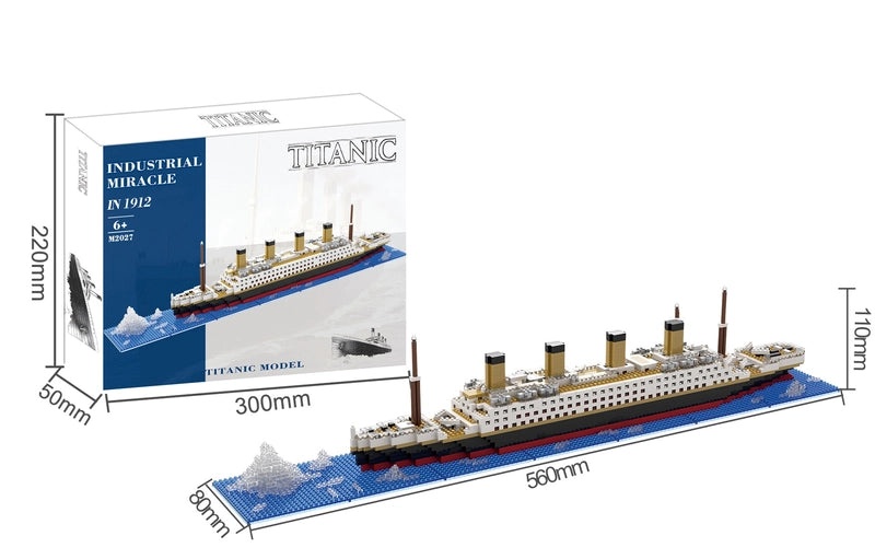 Titanic Cruise Mini Block Set Building Toys for Boys and Girls Couples Gift Decorative Ornaments|Toys & Games