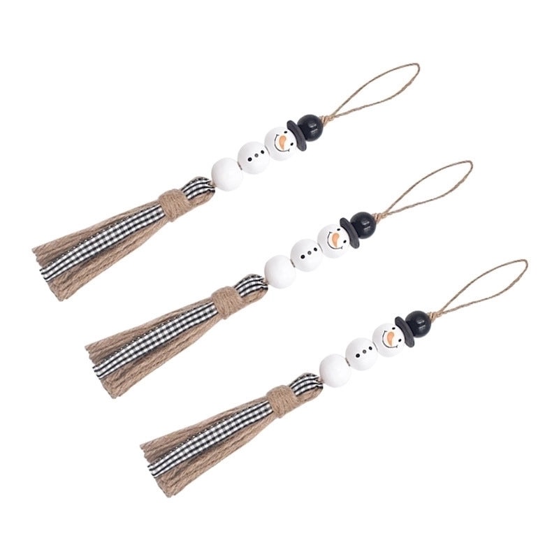 Adorable Snowman Wooden Christmas Pendant for Cozy Home Decor | Christmas Decorations