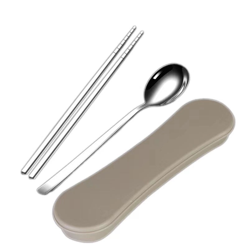 304 Stainless Steel Double-layer Insulated Lunch Box with Lid Portable Sealed Multi-compartment Food Container|Lunch Boxes & Containers