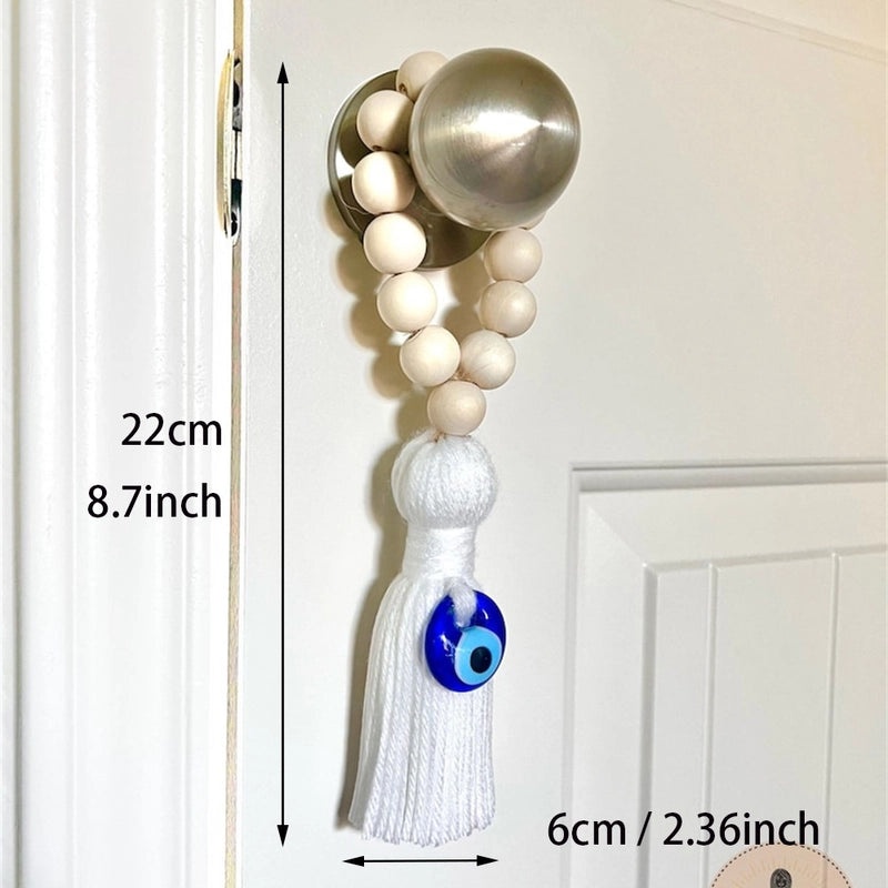 IG Style Wooden Eye Pendant with Cotton Thread | Fashion Accessories