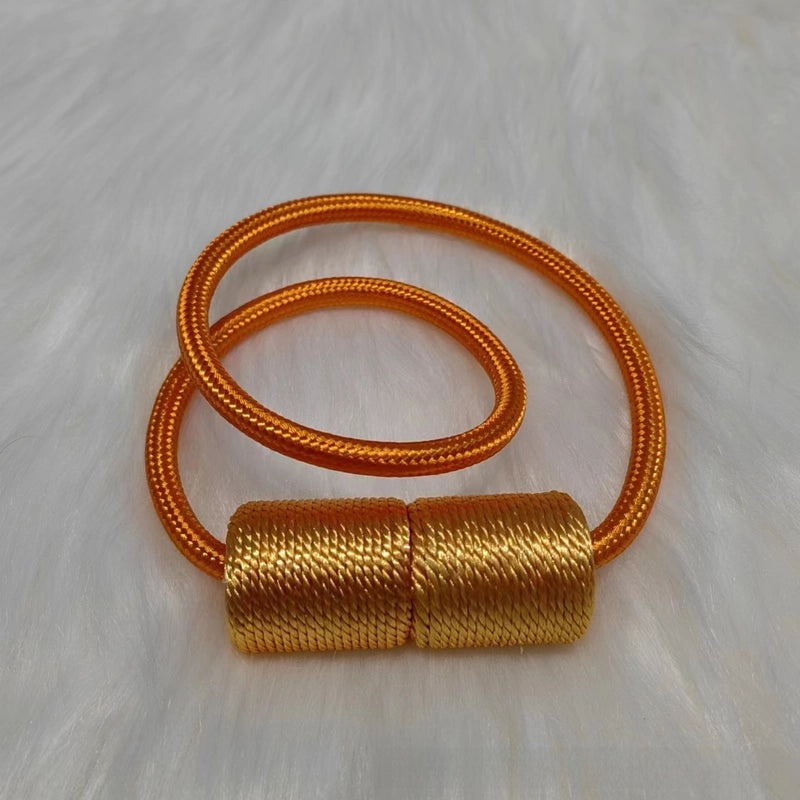 Punch-Free Magnetic Curtain Buckle Tie Rope Accessory for Headphones with Cylindrical Design | Home Decor Accessories