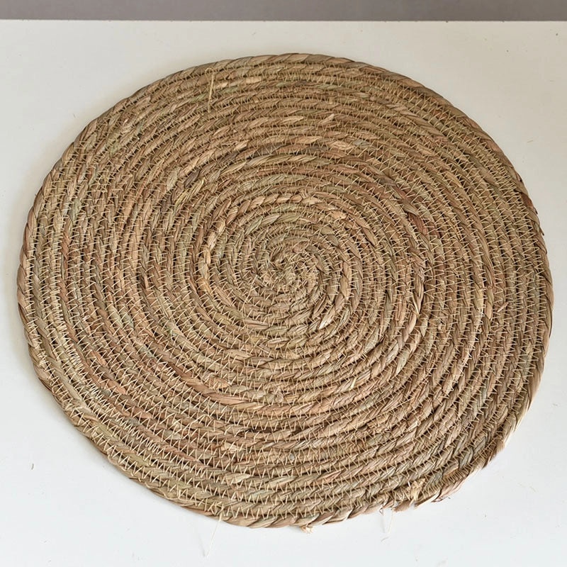 Natural Woven Water Hyacinth Placemat - Single Piece|Table Linens & Placemats
