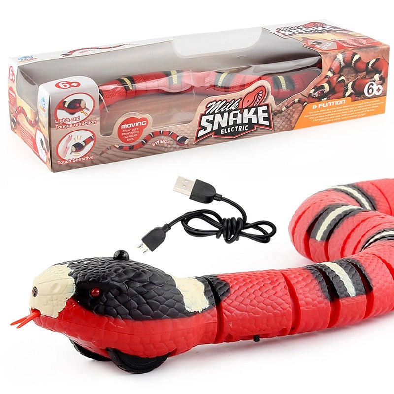 Remote Control Electric Rattlesnake Toy with Obstacle Avoidance Induction | Electronic Toys & Gadgets