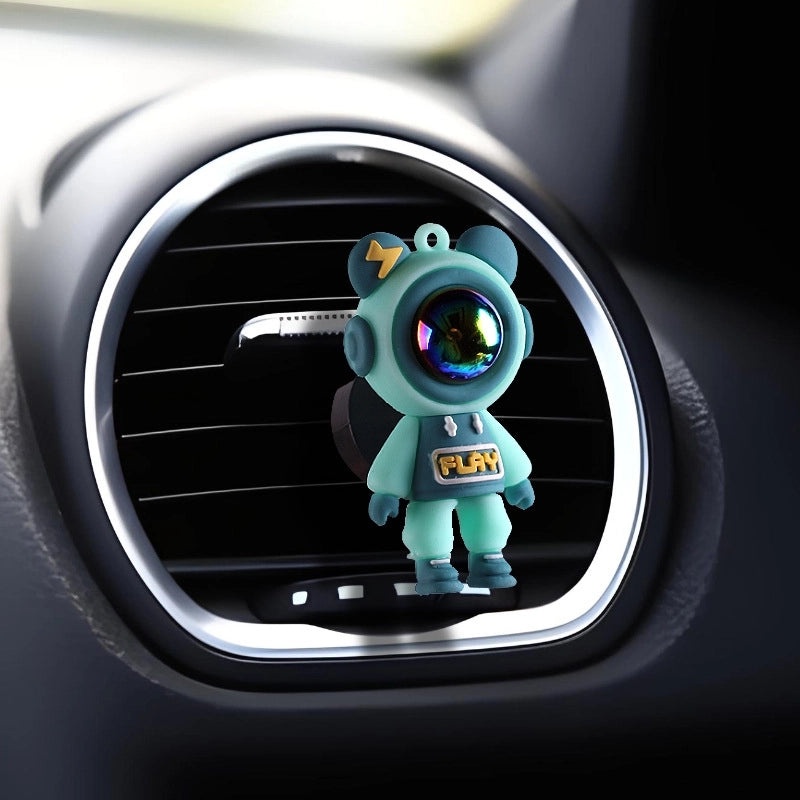 Cartoon Lightning Bear Car Air Outlet Aromatherapy Sheet, Car Perfume Vent Decoration|Car Accessories