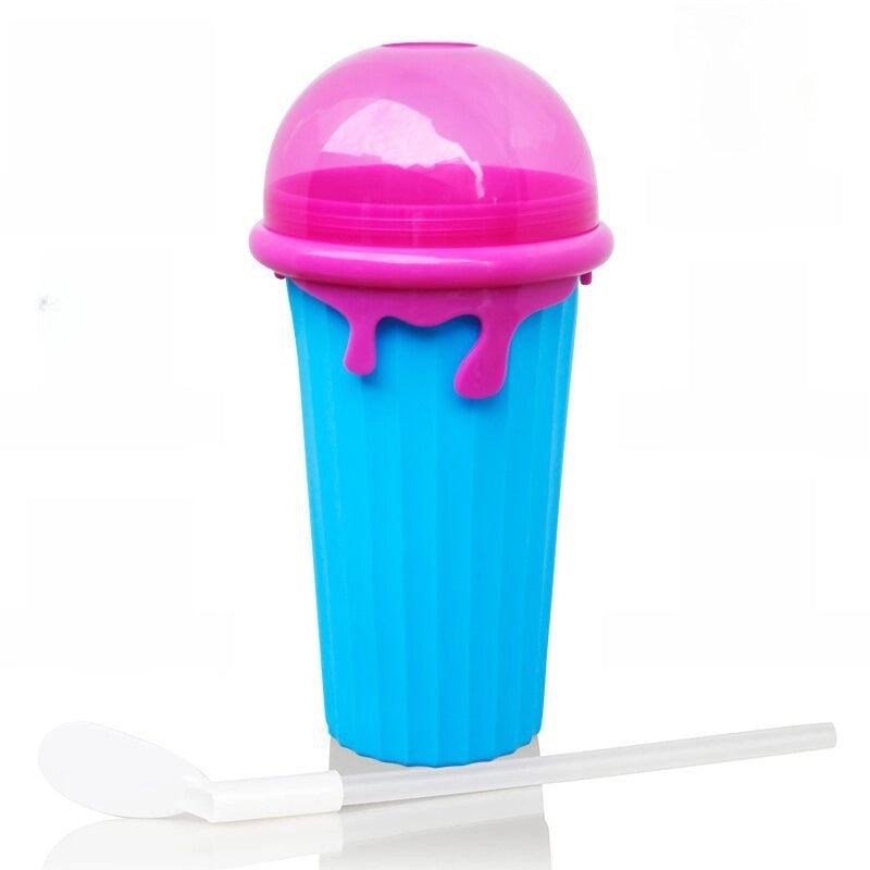 Large Capacity Double Silicone Fast Cooling Smoothy Cup Pinch Cup for Household Use|Kitchen & Dining Accessories