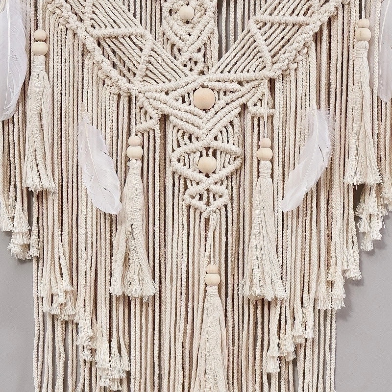 Striped Cotton Tapestry Wall Hanging for Vacation Vibes|Home Decor Wall Art