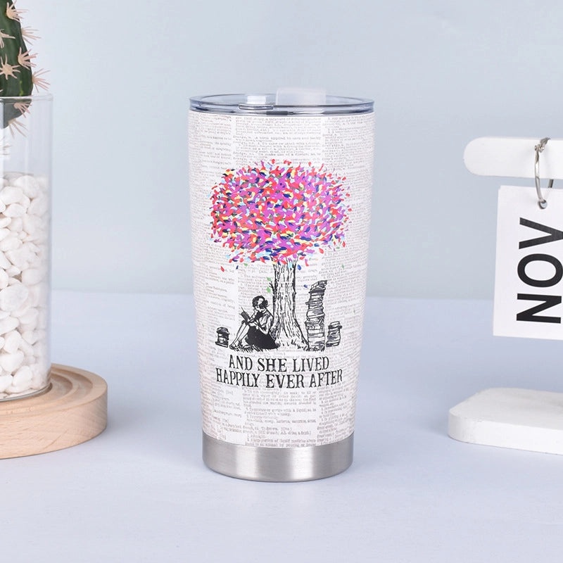 Stainless Steel 304 Thermos Cup with Animal Letter Design Casual Style 1 Piece | Drinkware & Accessories