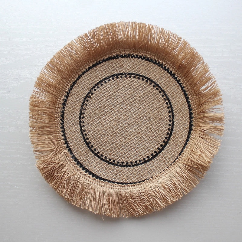 Colorful Jute Placemat Single Piece for Dining Table|Home Decor Table Linens