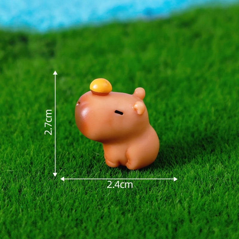 Cute Animal Resin Ornaments Cartoon Style Decorative Figurines for Home Decor|Home Decor & Ornaments