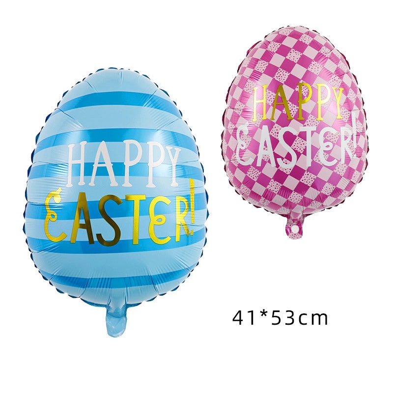 Cartoon Easter Bunny Aluminum Foil Balloons for Forest Theme Birthday Party | Party Supplies Balloons