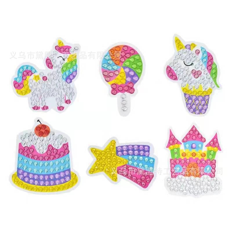 Mermaid DIY Diamond Painting Stickers for Kids | Kids Craft Supplies