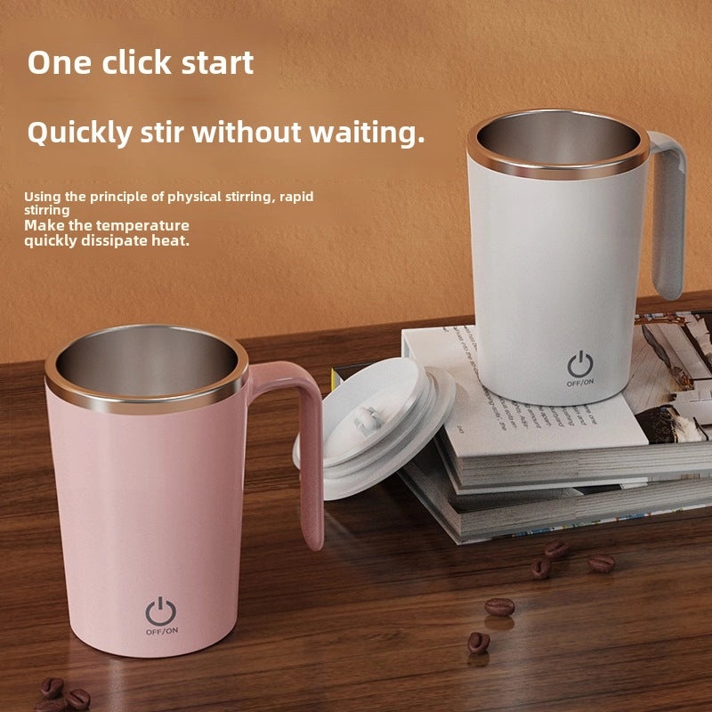 Portable USB Rechargeable Magnetic Self-Stirring Coffee Mug | Kitchen & Dining Accessories
