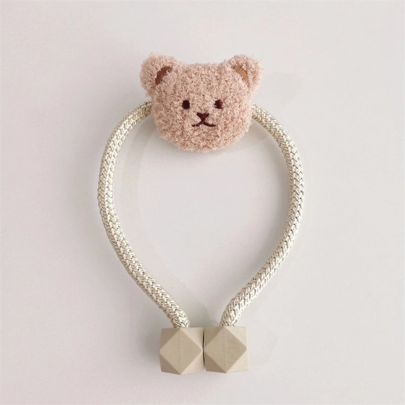 Cute Bear Design Polyester Yarn Sticky Hook for Window | Home Decor Accessories