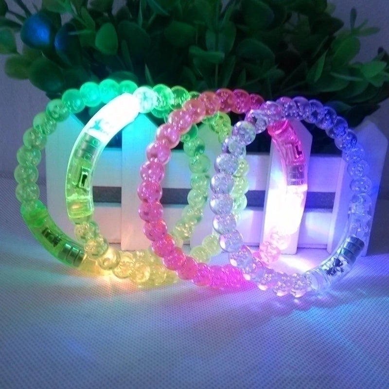 Colorful Acrylic Luminous Bangle Bracelet | Fashion Jewelry