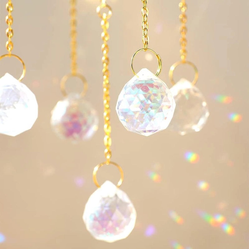 Minimalist Moon Argyle Crystal Pendant Elegant Artificial Jewelry Decoration | Jewelry & Accessories