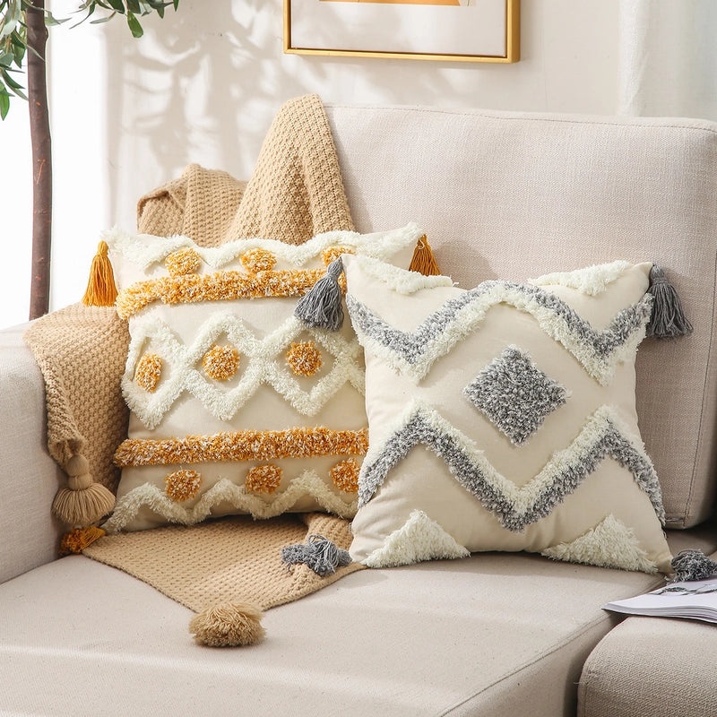 Minimalist Striped Canvas Pillow Covers for Couch and Sofa | Home Decor & Accessories