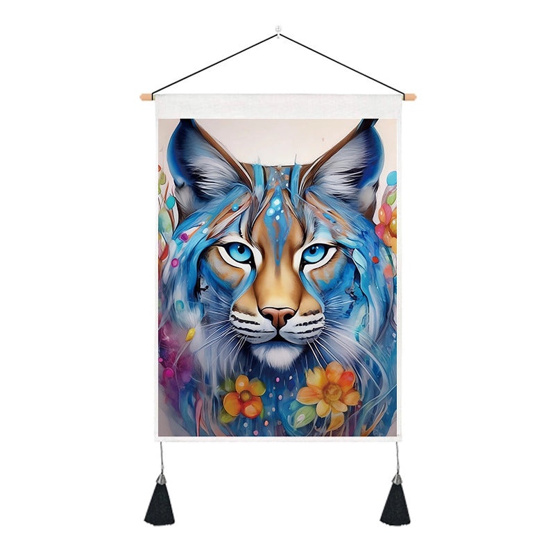 Minimalist Color Block Cotton Linen Wall Hanging Art | Home Decor Wall Art