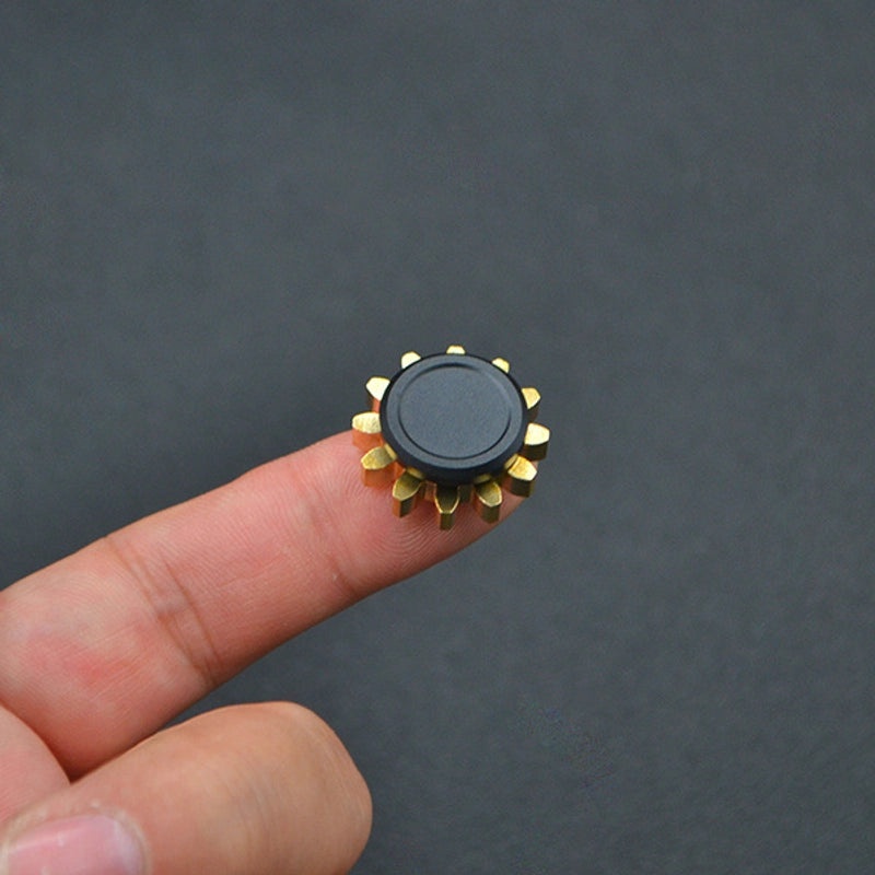 Nine-Tooth Gear Fingertip Spinner Decompression Toy EDC | Fidget Spinners & Stress Relief Toys