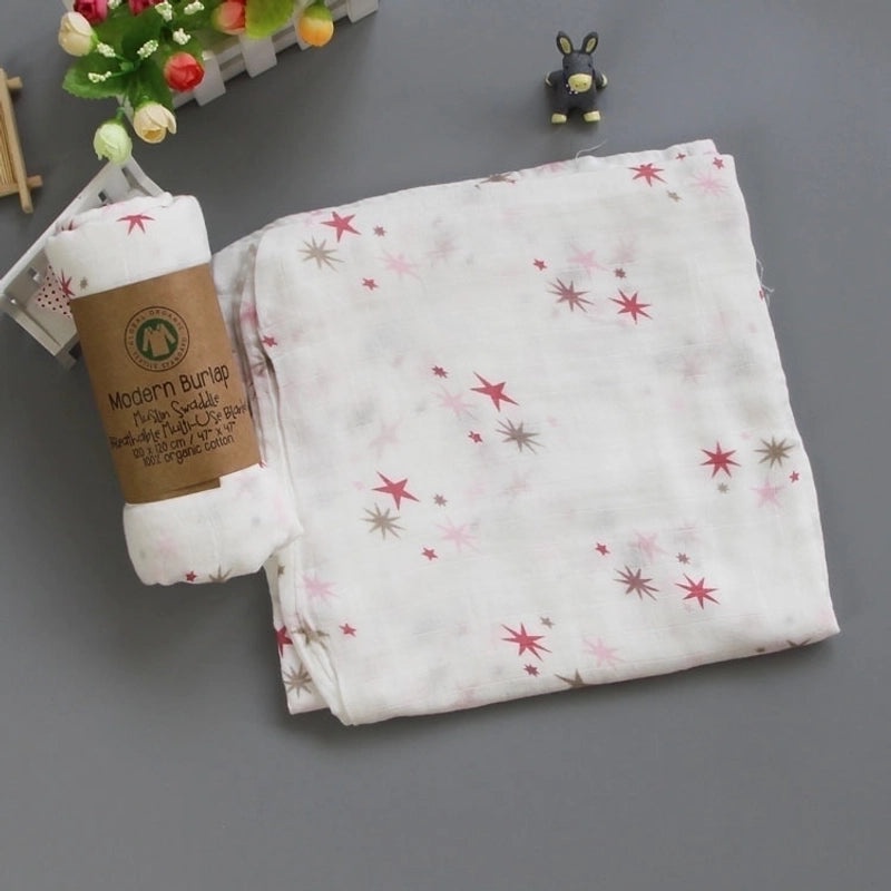 Cotton Baby Accessories with Star and Stripe Tree Design | Baby Accessories