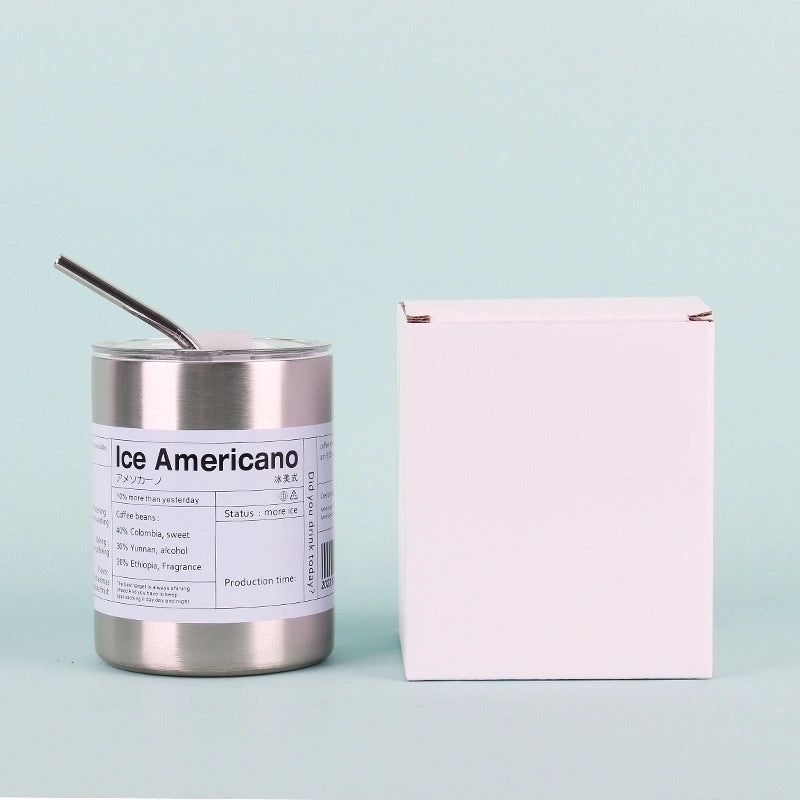 Stainless Steel Water Bottle Single Piece Casual Solid Color | Drinkware & Hydration