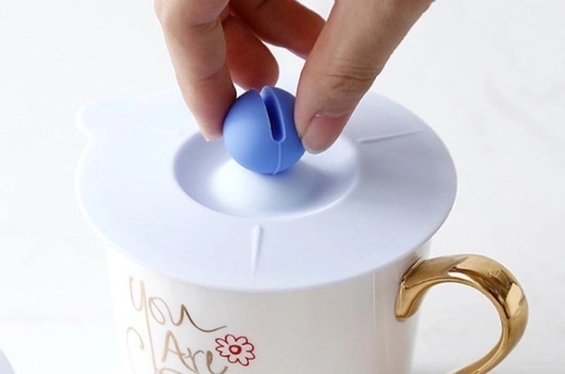 Silicone Cup Lid in Solid Color for Everyday Use|Drinkware Accessories