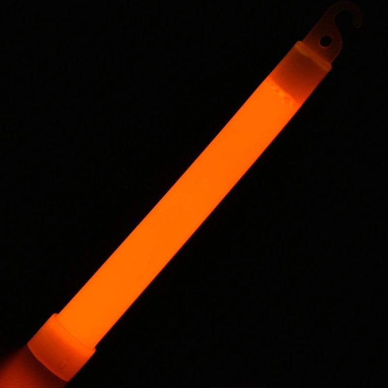 6 Inch Glow Stick with Hook for Outdoor Camping Halloween Christmas | Outdoor Recreation Accessories