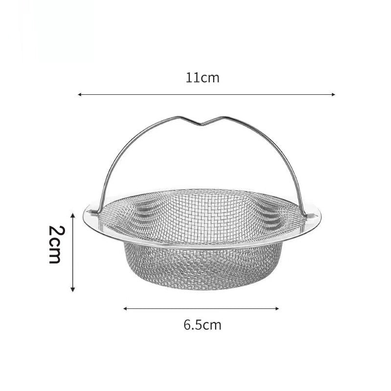 Stainless Steel Kitchen Sink Drain Strainer Net 304 Filter Garbage Catcher Funnel|Kitchen Accessories