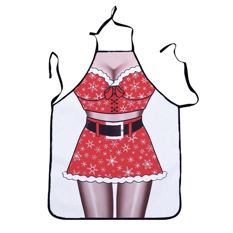 Stylish Cartoon Linen Apron for Kitchen Cooking|Kitchen & Dining