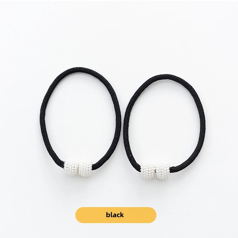 Affordable Pearl Magnetic Buckle Curtain Strap No Drilling Easy Install | Home Decor Curtain Accessories