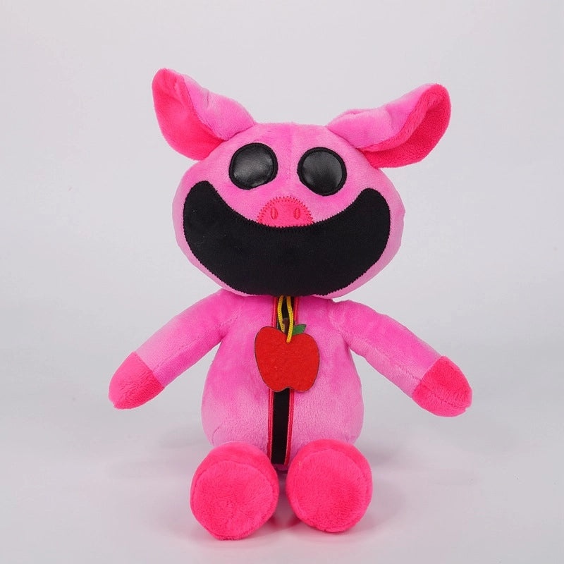 Cute Pink Pig Plush Toy from Smiling Critters Horror Smile Animal Series|Stuffed Animals & Plush Toys